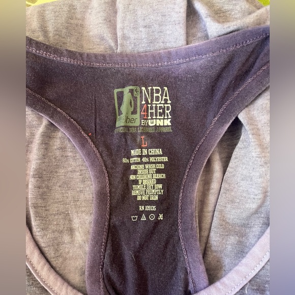 LA Lakers women’s racer back tank top Size L NWT - Picture 10 of 11